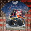 Trump Tank Shirt 3D Vote Donald Trump 2024 T-Shirt Make America Great Again Apparel