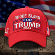 Rhode Island For Trump 2024 Hat Rhode Island Vote For Donald Trump 47 MAGA Caps For Sale