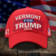 Vermont For Trump 2024 Hat Vermont Vote Trump For President Election Hats 2024 For Republicans