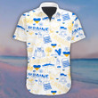 Ukraine Hawaii Shirt Peace For Ukraine Ukrainian Apparel Gift For Husband