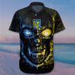 Skull Ukraine Hawaiian Shirt Pray For Ukraine Hawaii Shirt Gifts For Guy Friends