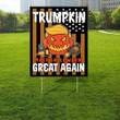 Trumpkin Make Halloween Great Again Yard Sign Funny Trump Scary Outdoor Halloween Decorations