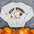 Ghost Pumpkin Stay Spooky Halloween Cute Halloween Crew Necks Gifts For Friends