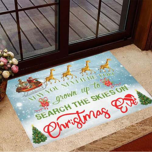 May You Never Be Too Grown Up Doormat Merry Christmas Doormat Christmas Gifts For Men