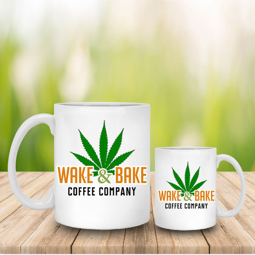 Wake And Bake Coffee Mug Wake N Bake Mug