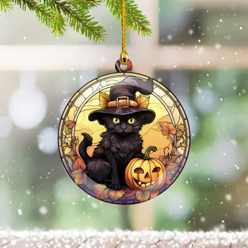Halloween Black Cat Ornament Halloween Christmas Tree Decorations Best Gifts