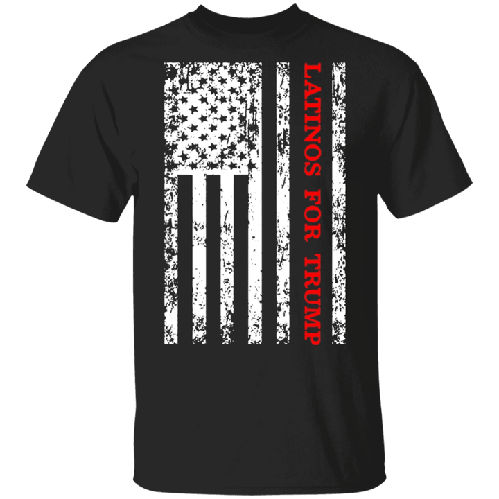 American Flag Latinos For Trump Shirt - Pfyshop.com