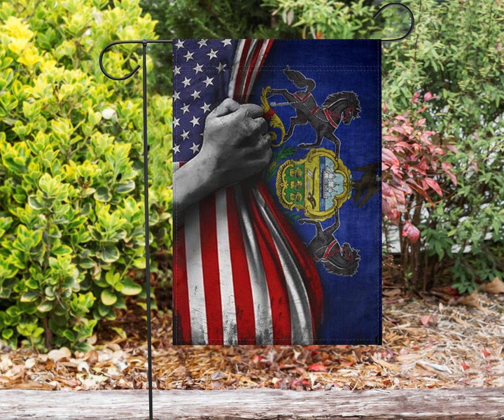 American And Pennsylvania Flag Outdoor Decor - Pfyshop.com