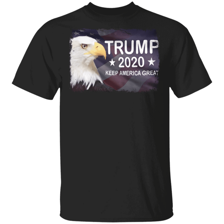 Bald Eagle Trump 2020 Keep America Great Shirt American Pride Patriotic 45Th President Of USA