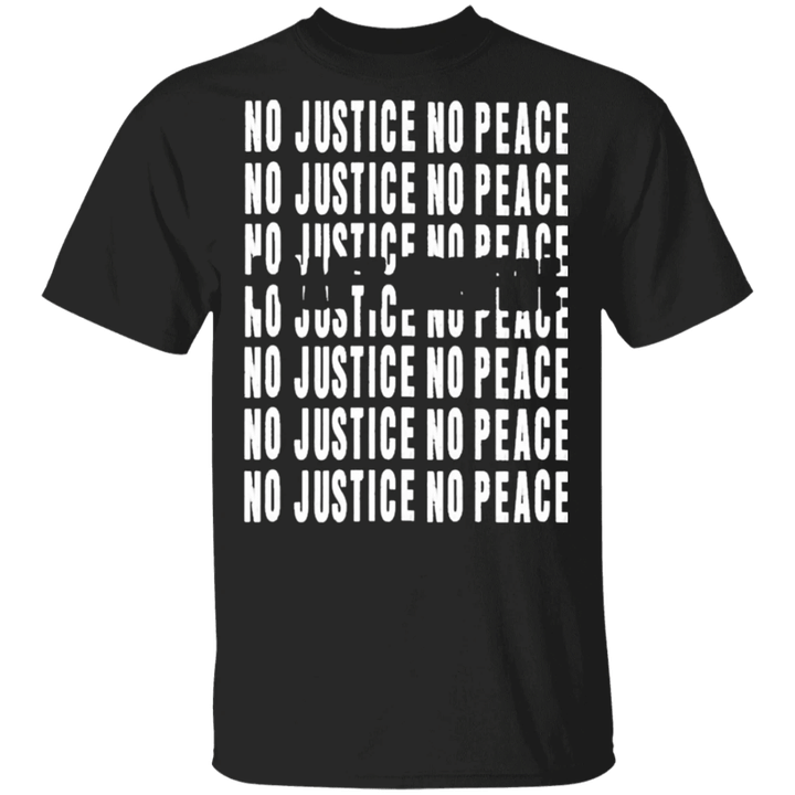 No Justice No Peace T-Shirt I Can't Breathe Shirt Justice for Floyd