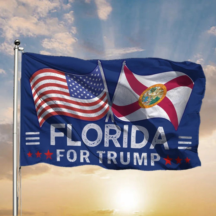 Florida American For Trump Flags Support for President 2024