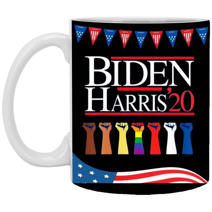 Biden Harris 2020 Mug LGBT Support Biden President Elect Campaign BLM Mug Vote For Democrats