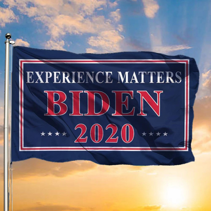 Experience Matters Biden 2020 Flag Build America Back Better Joe Biden Flag