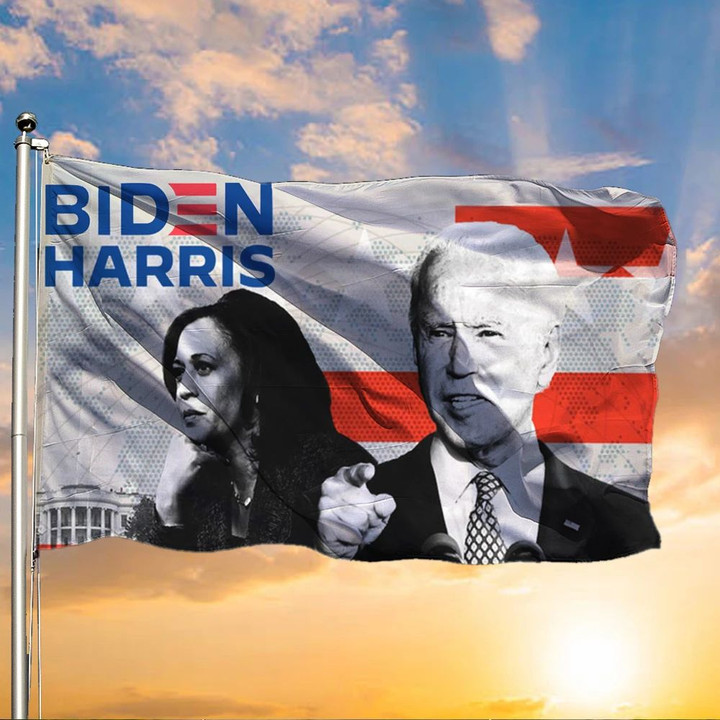 Biden Harris American Flag Vote Kamala Harris 2024 President Campaign Flag For Biden Supporter