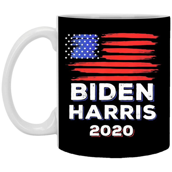 Biden Harris 2021 Mug American Flag With Vintage Style For Biden Voters Biden Harris