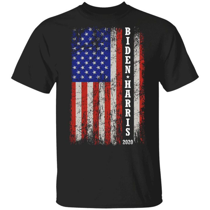 Biden Harris American Vintage Style T-Shirt Patriotic Political Campaign Biden Kamala Apparel