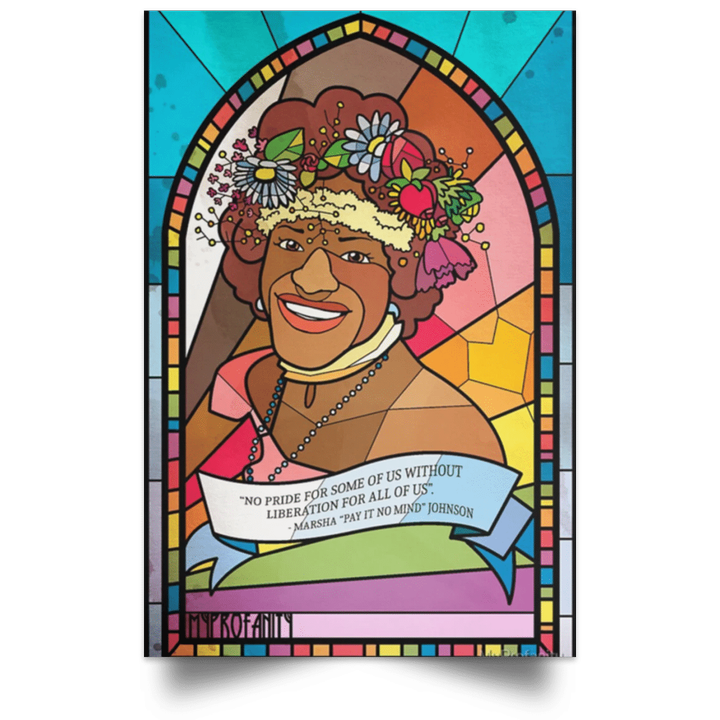 Marsha P Johnson Pay It On Mind Poster Black Pride