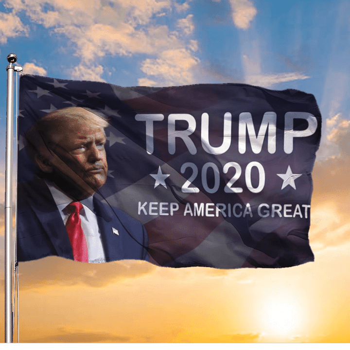 Trump 2020 Keep America Great Flag Patriotic Pride American Trump 2020 Flag Garden Flag