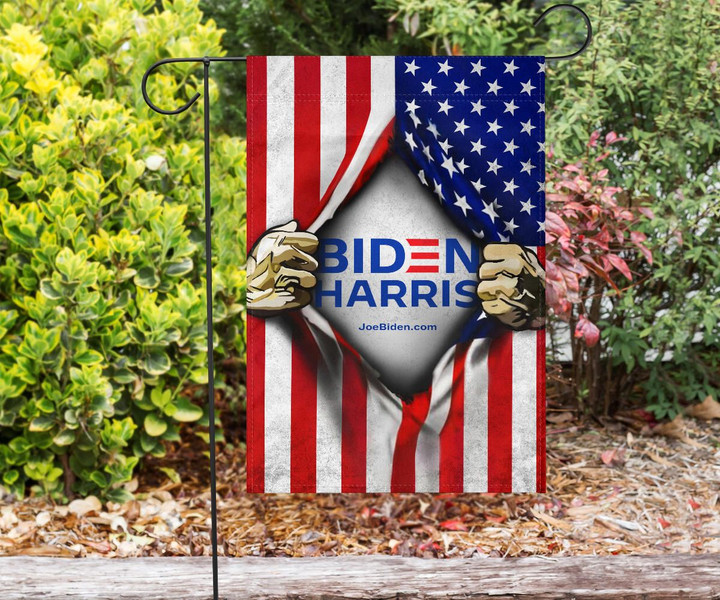 Biden Harris 2021 Flags Inside American Flag For 2021 Presidential Election
