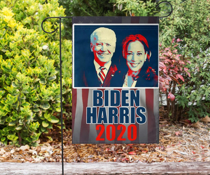 Biden Harris 2020 Flags And American Flag Joe Biden Fans Gift Outdoor and Indoor Decor