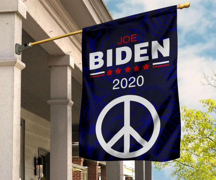 Joe Biden 2020 Peace Sign Flag Liberty Patriotic Vote Biden For President Campaign For Decor