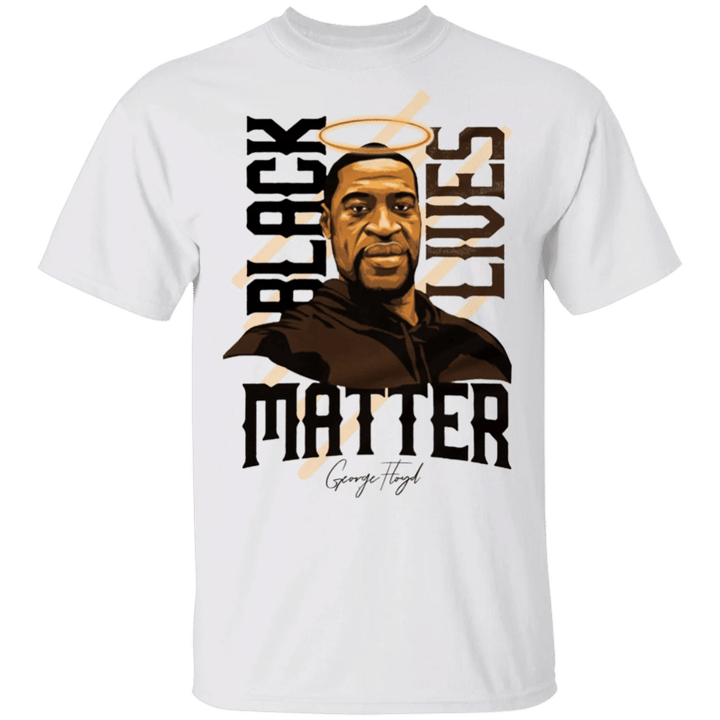 George Floyd Black Lives Matter T-Shirt Say His Name George Floyd Shirt Blm