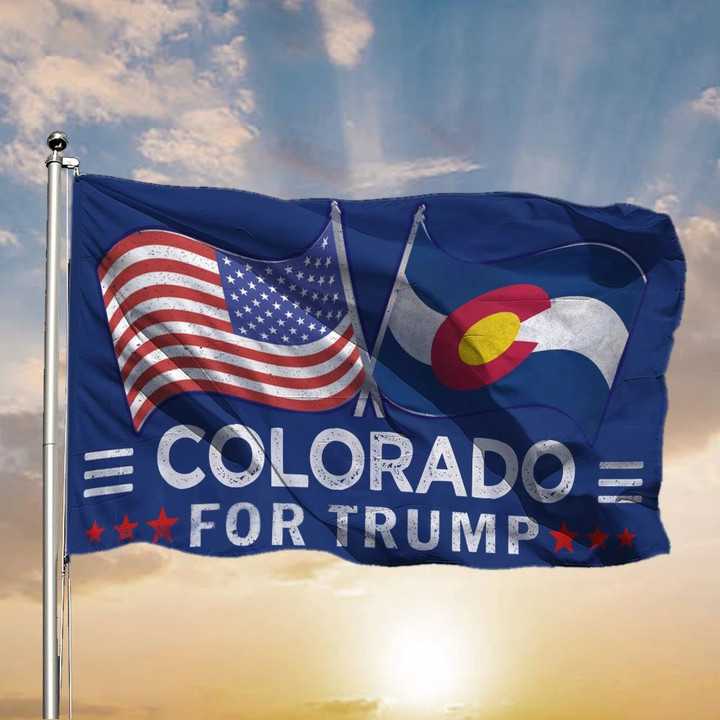 Colorado American For Trump Flags Support for President