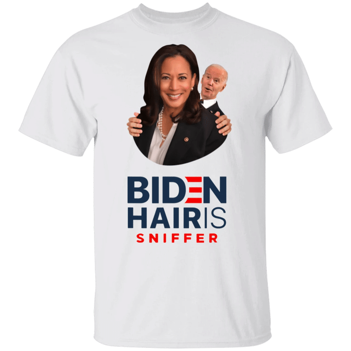 Biden Hairis Sniffer T-Shirt Funny Biden Shirt Cute Kamala Harris Campaign Parody