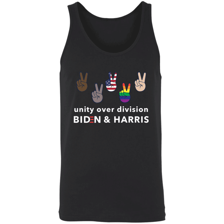 Unity Over Division Biden And Harris Tank Top Patriotic LGBT Voters Biden Political