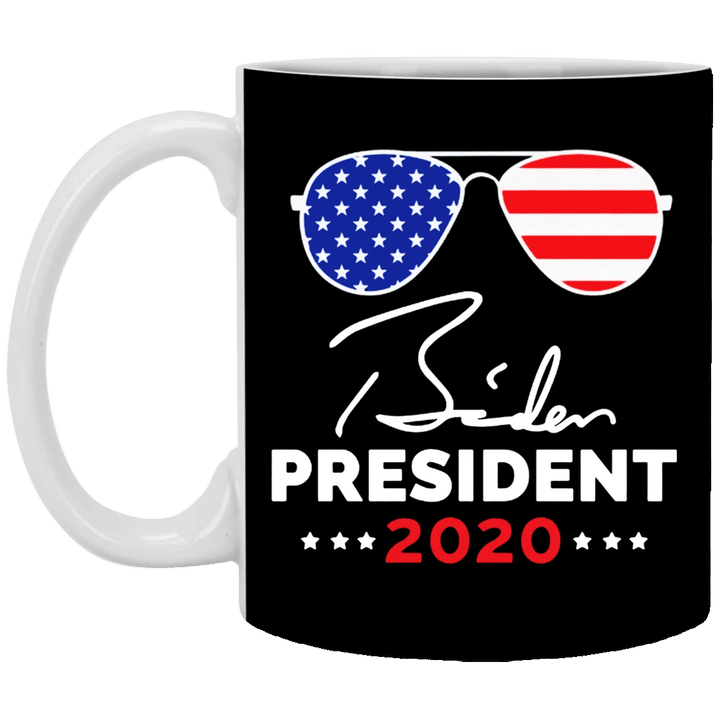 Biden President 2020 Sign Coffee Mug Joe Biden Presidential Election 2020 Support Biden Signature