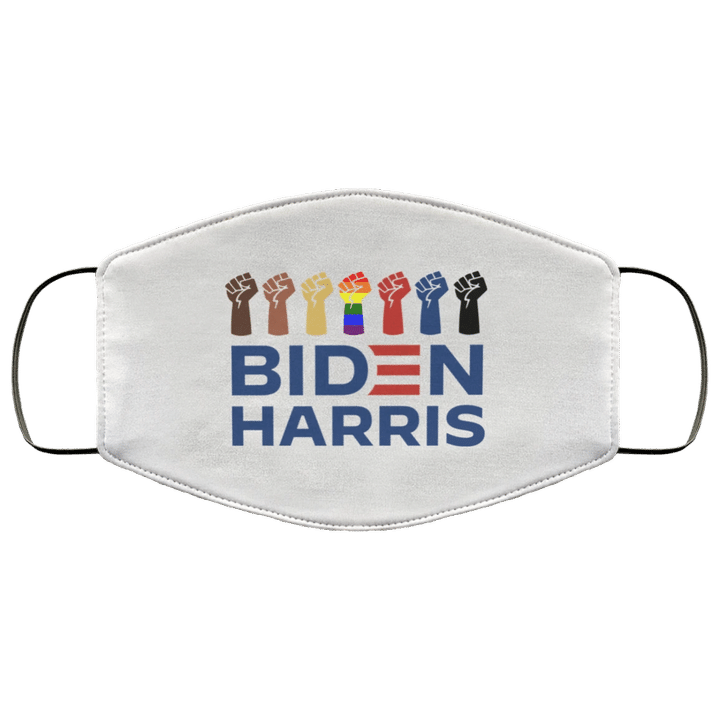 Biden Harris Mask LGBT Voting Biden Campaign 2021 Support BLM Justice Sign Harris