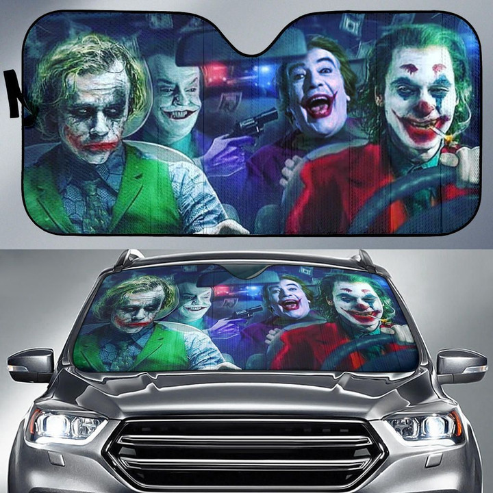 Jokers Generation Driving Auto Sun Shade Joker Lover