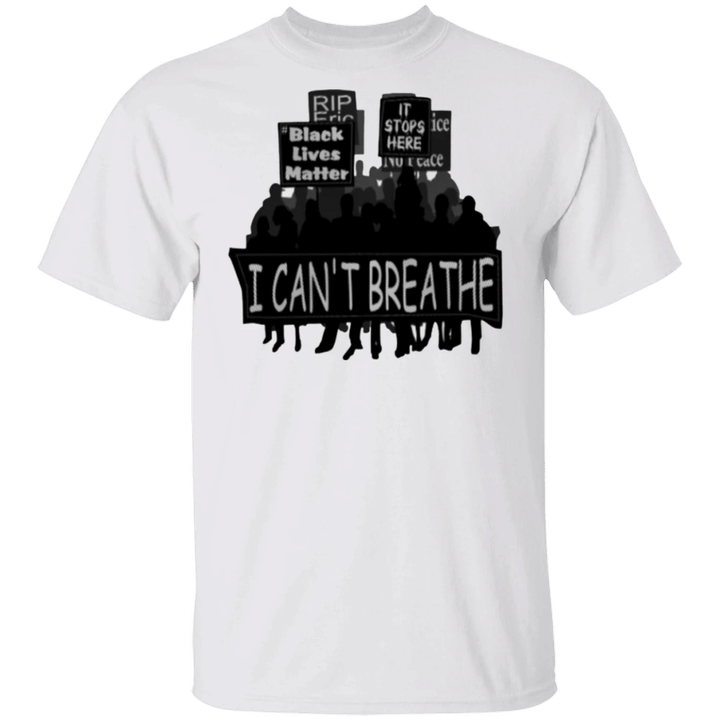 George Floyd I Can't Breathe T-Shirt Black Lives Matter T-Shirt Protest