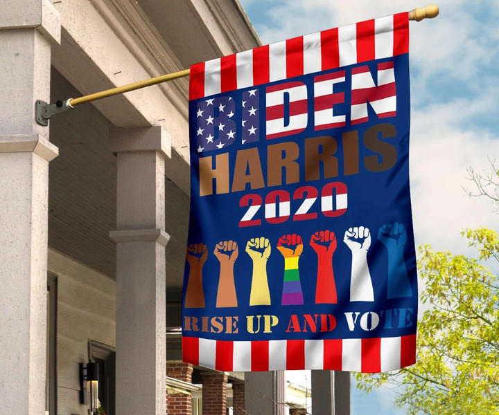 Biden Harris 2020 Rise Up And Vote Flag BLM Biden Harris Official Merchandise For Election