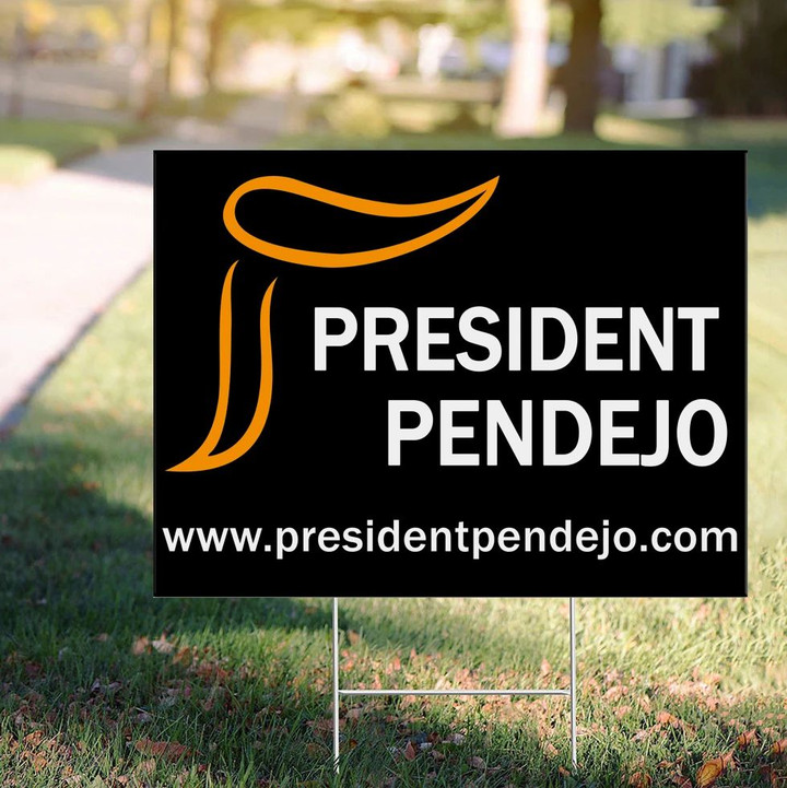 President Pendejo Anti Trump Sarcastic Yard Sign Trump Nope Sign Joe Biden 2020 Merchandise