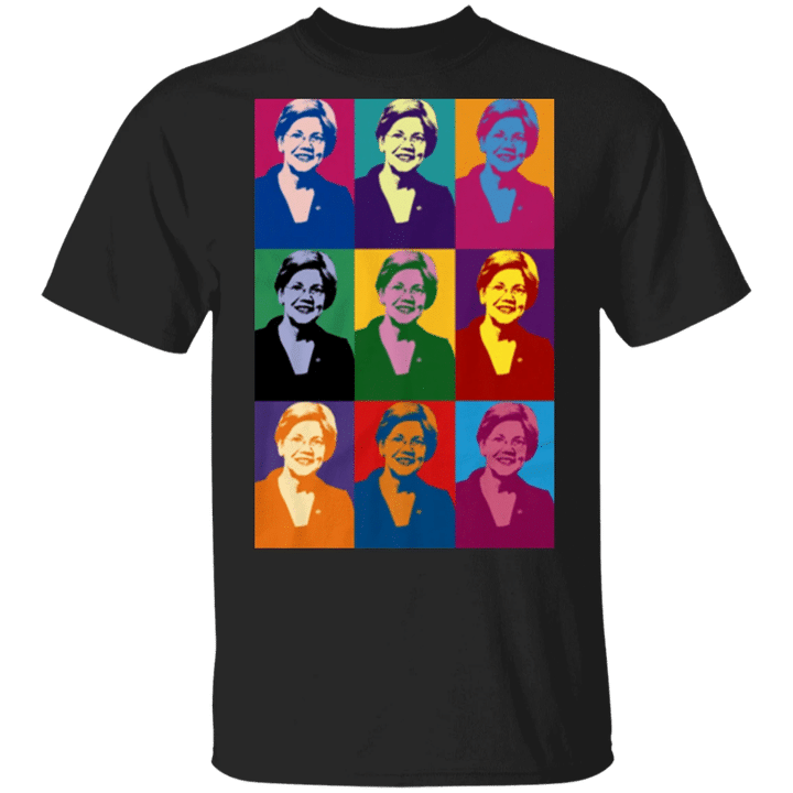 Elizabeth Warren Pocahontas T-Shirt Warren Pocahontas Colorful Shirt Feminist Gifts For Women