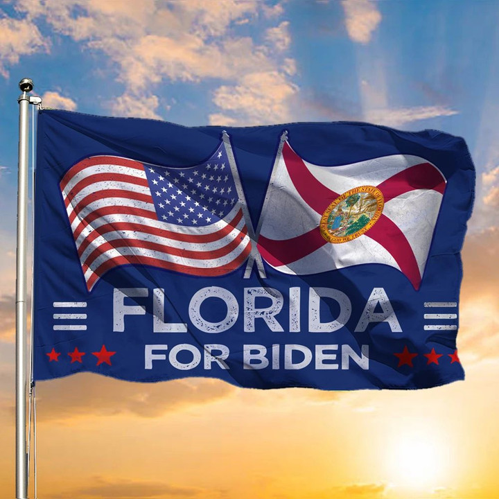 Florida For Biden Flag Democratic Party Vote Joe Biden Harris U.S President Flag For Sale