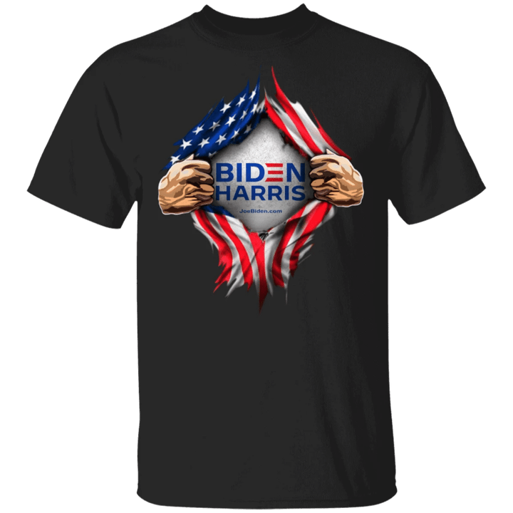 Biden Harris 2021 Shirt Inside American Flag For 2021 Presidential Election
