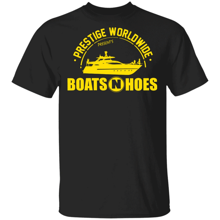 Prestige Worldwide Present Boats N Hoes T-Shirt Step Brothers Costume Party Gift Ideas