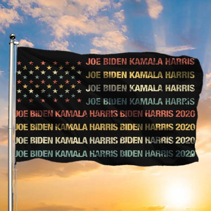 Biden Harris 2024 Flag Joe Biden Kamala Harris For President Inauguration Merchandise
