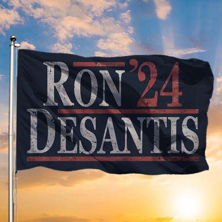 DeSantis 2024 Flag Indoor Outdoor Decor President Don DeSantis 2024 Merchandise