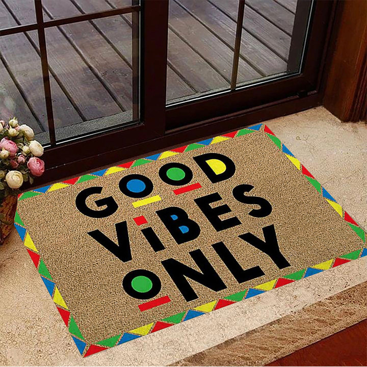 Good Vibes Only Doormat African American Doormat Indoor Outdoor Hobby Lobby Door Mat Gift Idea