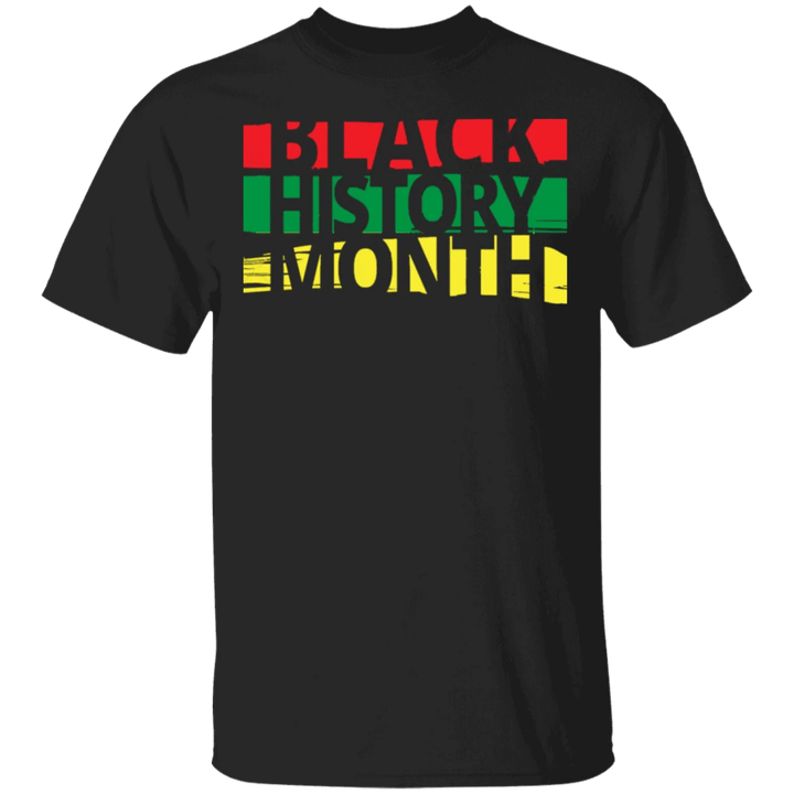 Black History Month Shirt For White People African American Black History T-Shirt