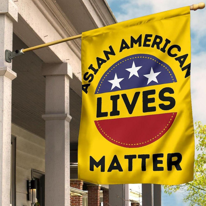 Asian American Lives Matter Flag Asian Lives Matter Stop AAPI Hate Hate Is A Virus Decor - Pfyshop.com