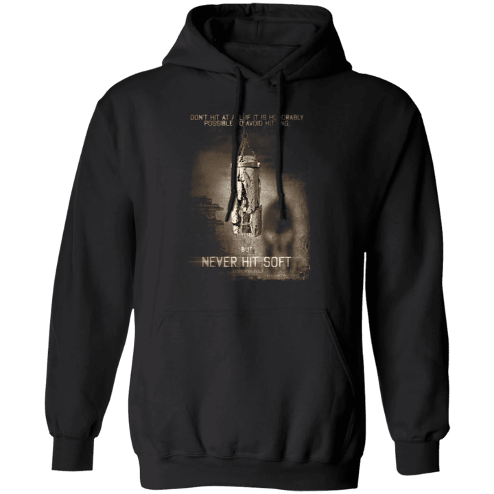 Don't Hit At All If It Is Honorable Never Hit Soft Hoodie Teddy Roosevelt Quote Merch