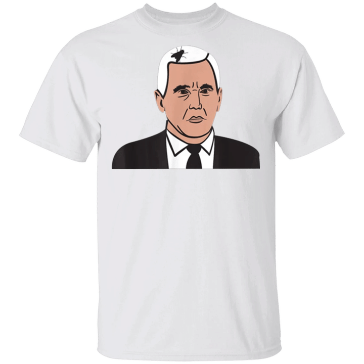 His Lies Won’t Fly Mike Pence Fly Hair Funny Debate Meme Shirt