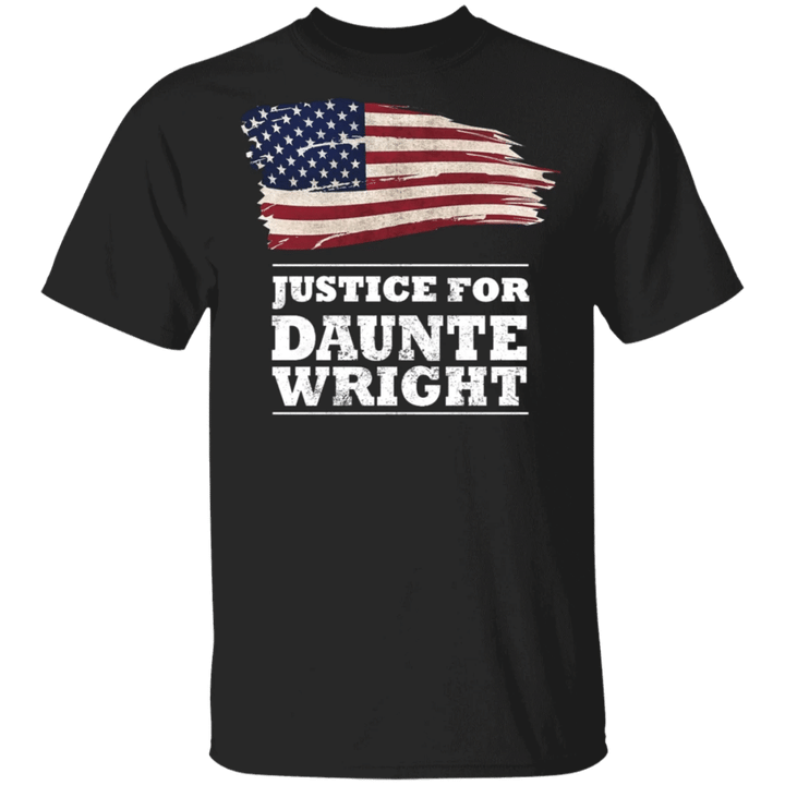 Justice For Daunte Wright Shirt American Black Lives Matter T-shirt Stop Killing Us BLM Merch