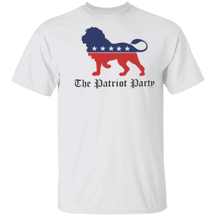 The Patriot Party Shirt New Political American Lion Patriot Party Logo Unisex Clothing