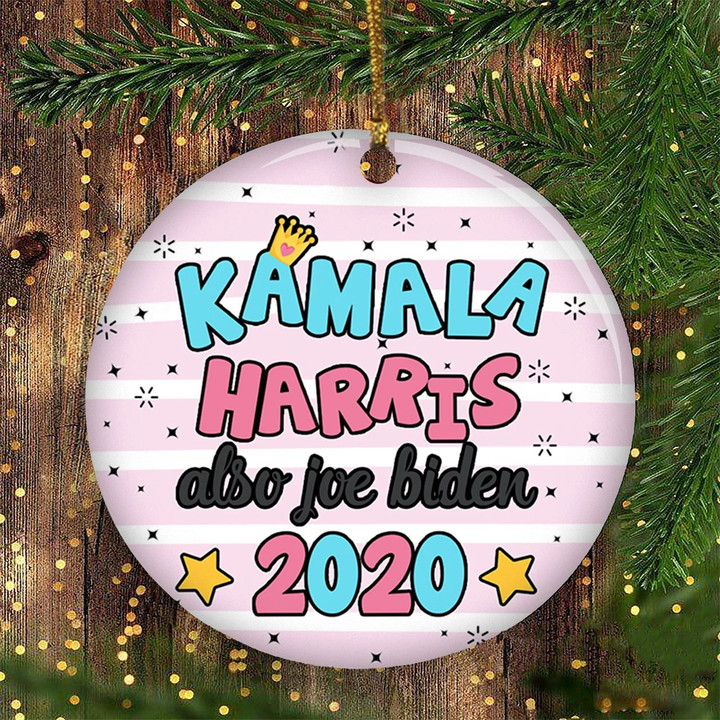 Kamala Harris And Also Joe Biden Ornament Biden Harris Cute Ornament 2020 Christmas Tree Decor