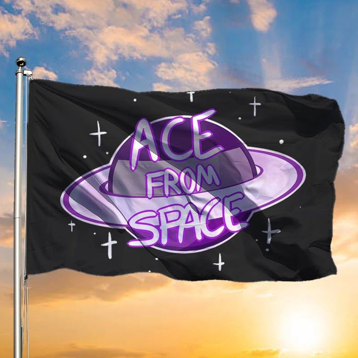 Asexual Flag Ace From Space International Asexuality Day Ace Flag Asexual Pride Merch LGBT